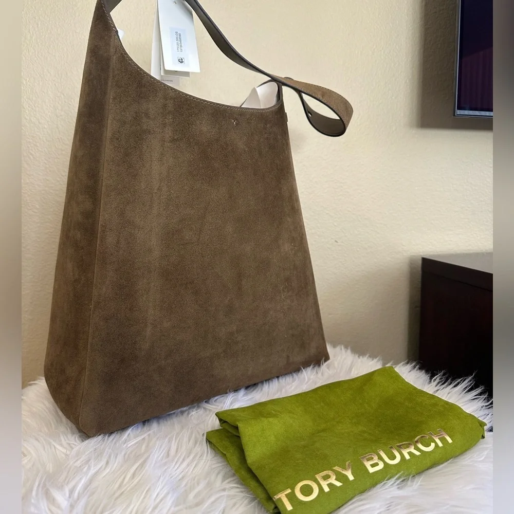 Tory Burch Romy Suede Hobo Bag